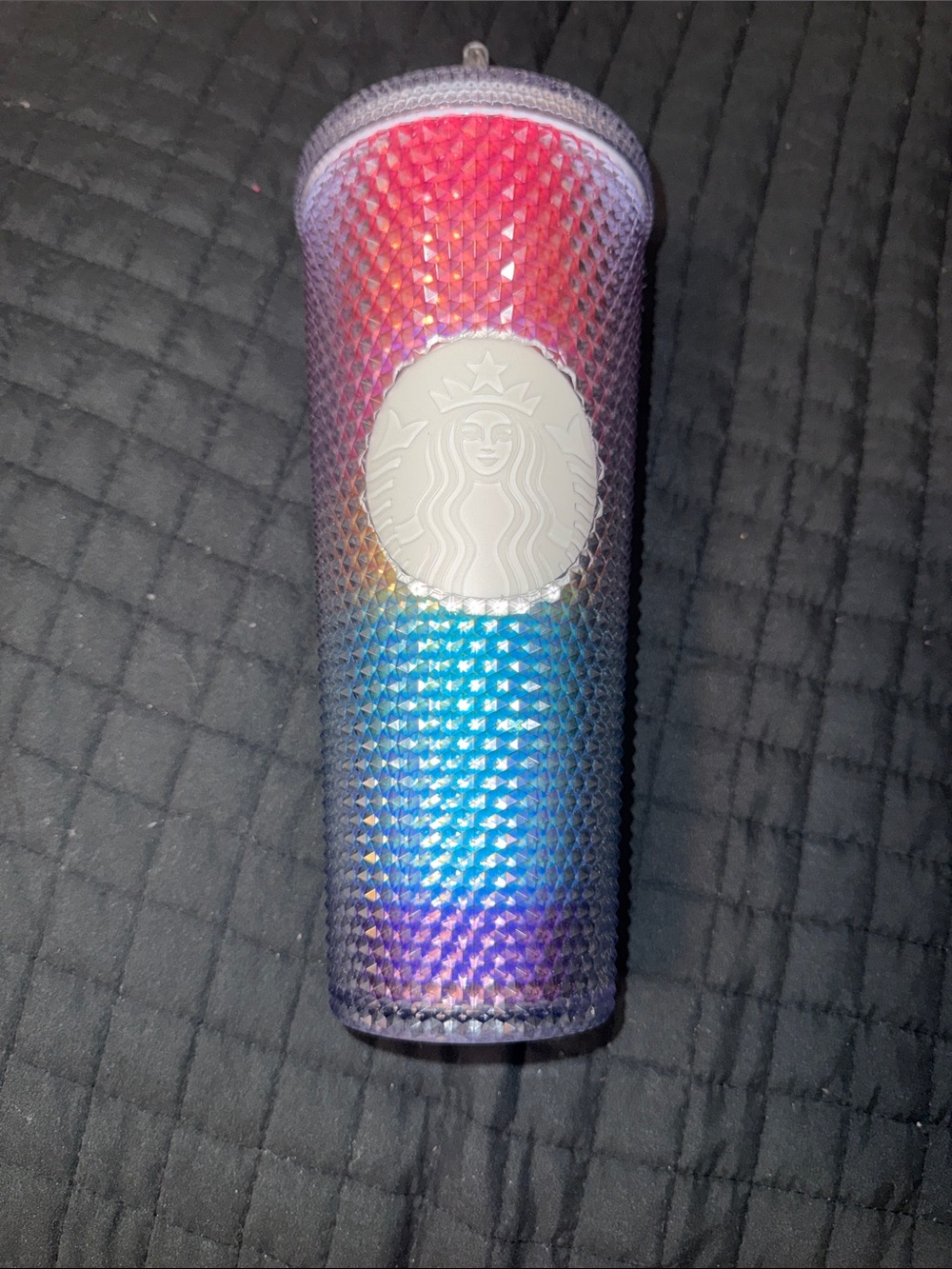Starbucks 24oz Multicolor Iridescent Studded Tumbler - Pink, Blue, Purple